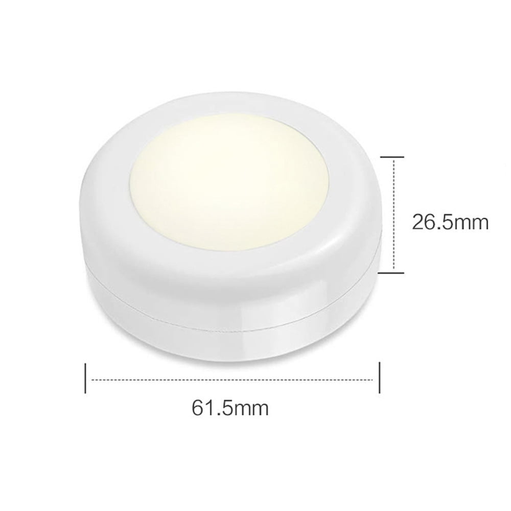 LED Spotlights Battery Operated with Remote Control, Pack of 3 LED Spot Display Case Lighting Wireless Cabinet Lighting Dimmable Under-Unit Light Kitc