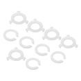 thumbnail image 1 of Anillo reductor de soporte de lámpara Uxcell E27 a E14, adaptador, convertidor, accesorio de lámpara, 2 estilos, paquete de 10, 1 of 6