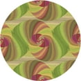 thumbnail image 1 of Ahgly Company Machine Washable Indoor Square Transitional Green Area Rugs, 3' Square, 1 of 7