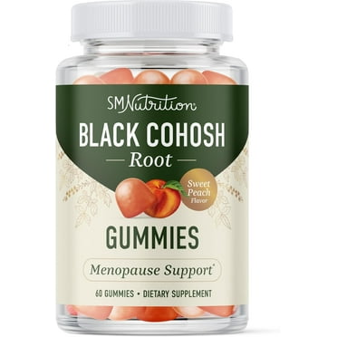 Menopause Support Gummies for Hormone Balance | Hot Flashes, Night Sweats & Bloating Support | 60 Ct