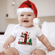 thumbnail image 1 of Body para bebé recién nacido con mi primer regalo de Navidad, mono divertido y bonito para niño y niña, mono de manga corta, regalos de Año Nuevo, 1 of 5