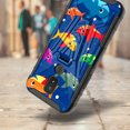 thumbnail image 2 of DALUX V Hybrid Kickstand Holster Phone Case Compatible with Cricket Icon 3 / Splendor / AT&T Motivate 2 (2021) - Cute Shark, 2 of 3