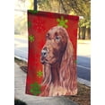 thumbnail image 2 of Carolines Treasures SC9580CHF Irish Setter Drapeau de Noël Flocon de Neige Rouge Toile Taille Maison, 2 of 4