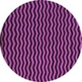 thumbnail image 1 of Ahgly Company Indoor Round Abstract Purple Modern Area Rugs, 6' Round, 1 of 4