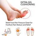 thumbnail image 5 of tooloflife Pairs Ball of Foot Pads Gel Cushions Protect Relieve Metatarsal Pain Cushions Pads Insoles, 5 of 8