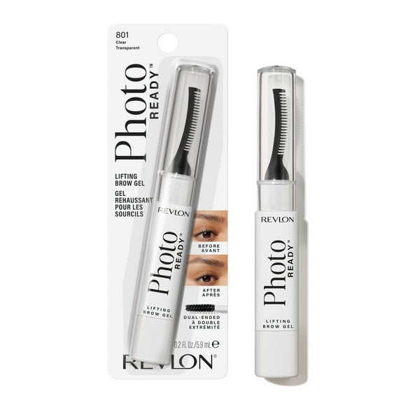 Revlon PhotoReady Lifting Brow Gel, Eyebrow Lamination, 801 Clear, 0.23 fl oz