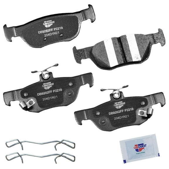 Carquest Professional Platinum Ceramic Brake Pads - Rear (4-Pad Set)