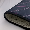 thumbnail image 4 of DouZhe Tapis de Zone Motif Griffonnages de Trigonométrie Mathématiques Antidérapant Lavable en Machine, Style Amusant Tapis Paillasson, 63 x 48 Pouces, 4 of 6