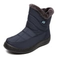 thumbnail image 2 of Zapatos de algodón para mujer, botas de nieve cálidas para invierno para mujer, botas de algodón impermeables con cremallera lateral para mujer Wmkox8yii ghj1351, 2 of 6