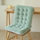 thumbnail image 5 of Cojín de asiento grueso con respaldo | Cojín de sofá y silla de 80 x 45 cm | Cojín de lino y poliéster suave para sillas de oficina, comedor y ordenador, 5 of 6