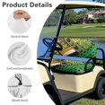thumbnail image 6 of HUIACONG Hibiscus Floral Breathable Golf Cart Seat Covers 2 Piece for EZGO TXT RXV Club Car DS Club Car Seats, Comfortable Non-Slip Material Golf Cart Seat Covers 2 Pack, 6 of 7