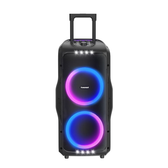 Tronsmar Portable Party Speaker, 270° Soundstage, 240W, 20H Battery, Karaoke Mic & Guitar Input, for Home, Party Tronsmart Halo 300 Black