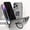2, variant on Magnetic Double-Sided Glass Privacy Phone Case for iPhone 12, 13, 14, 15, and 16 Pro Max Plus, featuring a security lock, compatibility, stand, and camera lens protection.