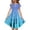 a-Sky Blue377135, variant on FINALGANG Girls Kids Fashion Print Dress Ruffle Sleeve High Low Hem Tiered A Line Casual Party Dress For Holiday Daily Wear Cute Dress