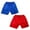 2pc - Blue/Red, variant on Printed, Solid & Fluorescent Colored Quick Dry Swim Shorts for Boys and Girls, Swim Trunks, Bathing Suits, Swimwear, Swim Shorts for Kids, Blue, 11-12T