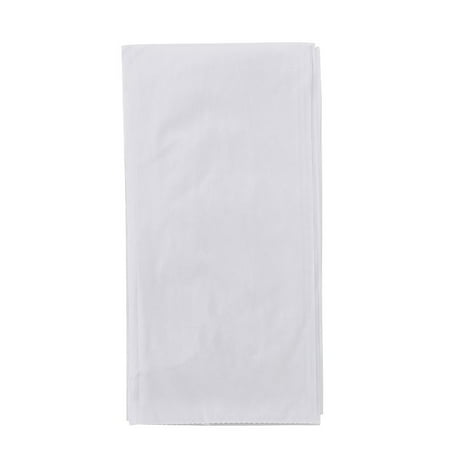 

Rectangular Solid Color Birthday Decoration Thickening Hotel Home Decor Table Cover Plastic Tablecloth Party Supplies WHITE L