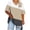 White, variant on Staron Summer T-Shirts for Women Oversized V-Neck Short Sleeve Casual Loose Plus Size Basic Tee Shirt, Light Blue 4XL