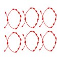 thumbnail image 4 of 6pcs Braided Bracelet Red Knot String Wristband Adjustable Red Rope Wrist Chain, 4 of 6