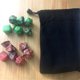 thumbnail image 2 of Bolsa de dados para juegos de mesa, paquete de terciopelo, bolsa de almacenamiento, 2 unidades por lote, 2 of 4