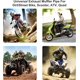 thumbnail image 4 of Silenciador de escape Universal, piezas de Motor de Gas para bicicleta de carrera negra, silenciador de tubo de bicicleta de calle para motocicleta (60*280mm), 4 of 5
