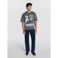 thumbnail image 2 of Oasis Men's Mineral Washed Boxy Fit Graphic Tee Shirt, Sizes XS-4XLT, 2 of 7