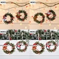 thumbnail image 2 of Injueey Christmas Wreath Tree Atmospheres Holiday Xmas Decoration Decor Photography Window Garland Fake Ornament Wall DIY Plants Type5 NO5, 2 of 6