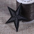 thumbnail image 3 of KAIYANG Parches termoadhesivos con forma de estrella para bordar, reparar, decorar, para mochilas, jeans, abrigos (10 piezas, negro) Negro, 3 of 5