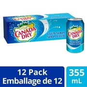 Canada Dry® Club Soda 355 mL Cans, 12 Pack