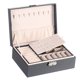 thumbnail image 1 of Caja de joyería portátil organizador de joyas estuche de viaje para Ehuebsd exhibición caja de almacenamiento de cuero con cremallera soporte de exhibición para joyeros, 1 of 9