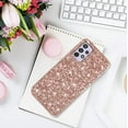 thumbnail image 7 of Compatible with Samsung A23 5g Case Glitter Shockproof, for Samsung Galaxy A23 Phone Case Bling Sparkly TPU and PC Silicone Shiny Girl Women Thin Protective Cover (Rose Gold), 7 of 7