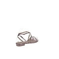 thumbnail image 3 of Via Spiga | Calandre Flat Metallic Leather Sandals | Pink | Size 6, 3 of 8
