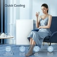 thumbnail image 2 of KISSAIR 3.0 Cu.ft Compact Upright Freezer with Reversible Single Door, White, 2 of 7