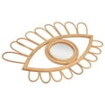 thumbnail image 1 of Espejo de ratán decorativo, espejo de pared con forma de ojo de ratán, espejo de ratán tejido a mano, espejo de ratán de calidad profesional, 1 of 12