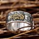 thumbnail image 4 of Feng Shui Pixiu Mantra Ring, Buddhist Good Luck Amulet Mantra Double Protection Anillo Pixiu Ring Gift For Men Women, 4 of 4