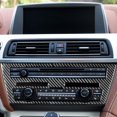 thumbnail image 5 of Soft Carbon Fiber Car Interior Decor Kits Carbon Fiber Interior Radio Console Cover Trim For BMW 6 Series F12 F13 2011-18 Sticker, 5 of 12