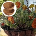thumbnail image 5 of NWOKYZGH 2Pcs Hanging Basket Coco Liners Replacement, Round Coconut Coco Fiber Planter Basket Liners for Hanging Basket Flowers/Vegetables, 5 of 9