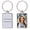 Rectangle, variant on Custom Keychain With Picture - Personalized Engraving Photo Text Keychains, For Women Men, Anniversary Valentine's Day Gifts (Circle)