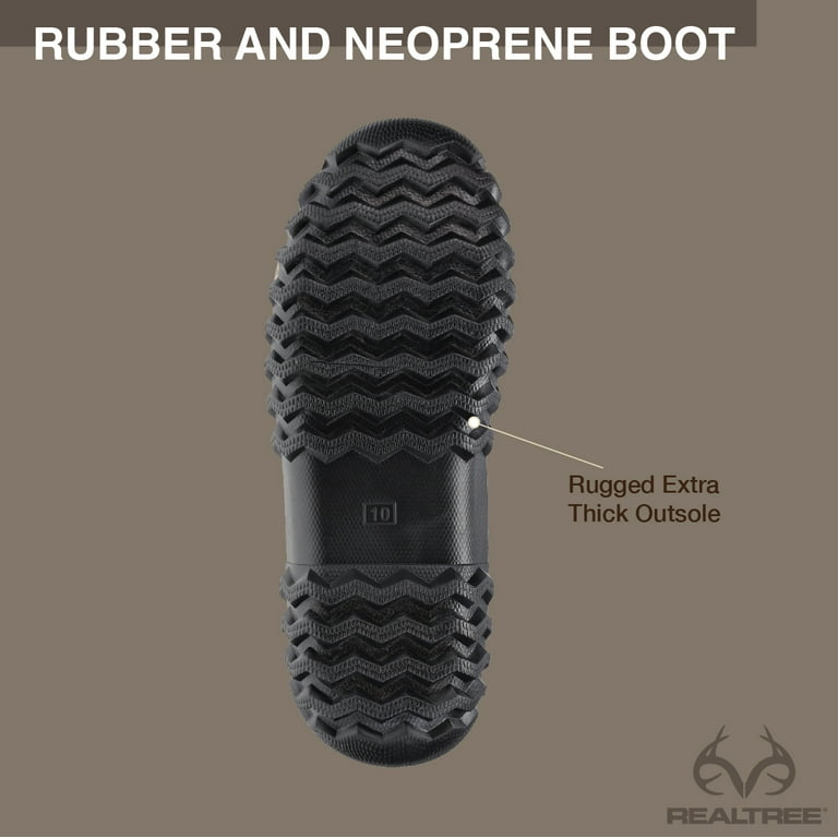 Bottes De Chasse Realtree Camouflage Homme 7.5 - Thinsulate 400g, Isolées
