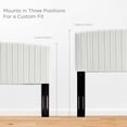thumbnail image 4 of Headboard, Full Queen Size, Velvet, White, Modern Contemporary Urban Design, Bedroom Master Guest Suite, 4 of 10