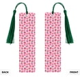 thumbnail image 2 of Kdxio Haear Strawberry Print Metal Tassel Bookmarks,Perfect Gift for Art Lovers and Bookworms Metal Bookmarks for Women, 2 of 8