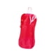 thumbnail image 2 of Botella de agua plegable Kusrkot Bolsa de agua portátil ligera Botella de bebida plegable Rojo, 2 of 8