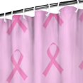 thumbnail image 3 of Pink Breast Cancer Shower Curtain 72"x84" ,Bathroom Decorative Shower Curtains Set with 12 Hooks,Modern Waterproof Washable Shower Curtain, 3 of 6