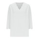 thumbnail image 5 of Conjuntos de trabajo para mujer,Blusa informal con cuello en V para mujer, manga corta, poliéster suave y cómodo, para uso diario, sopatenor, 5 of 9