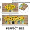 thumbnail image 2 of Sunflower Kitchen Rugs Set of 2,Farmhouse Style Kitchen Decor Sunflower Kitchen Mat Non-Slip Washable, Sunflower Kitchen Decor Anti Fatigue Floor Mat for Kitchen Sink Laundry Room, 17x30+17x47 Inch, 2 of 6