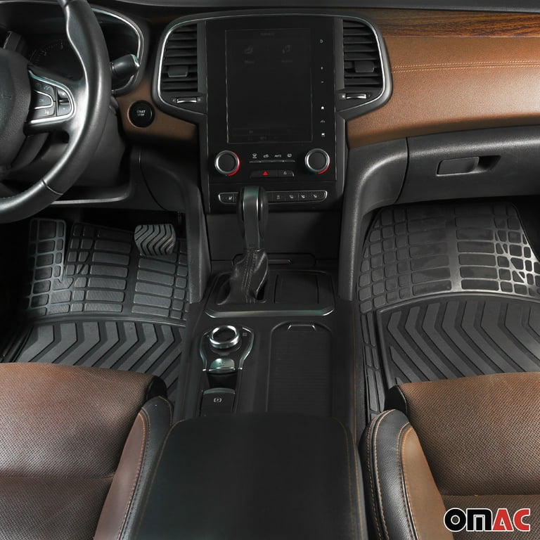  OMAC Floor Mats for Hyundai Tucson 2016-2021 TPE All-Weather,  Black : Automotive