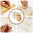 thumbnail image 3 of Soporte para Huevos para Refrigerador, Organizador de Huevos con Ruedas, Contenedor para Huevos, Dispensador con Rodillo para Ahorro de Huevos, Bandeja Apilable para Nevera, Verde, 3 of 5