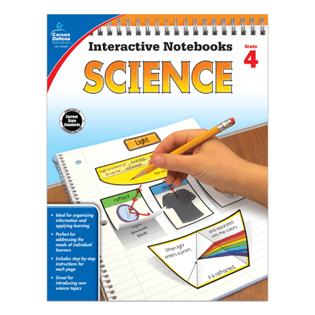 UPC: 0044222251154 | Carson Dellosa Education Interactive Notebooks: Science Resource Book  Grade 4
