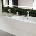 thumbnail image 3 of DAX Pasadena Vanity Cabinet with Glossy Toscana Basin, 55", Matt White, 3 of 3