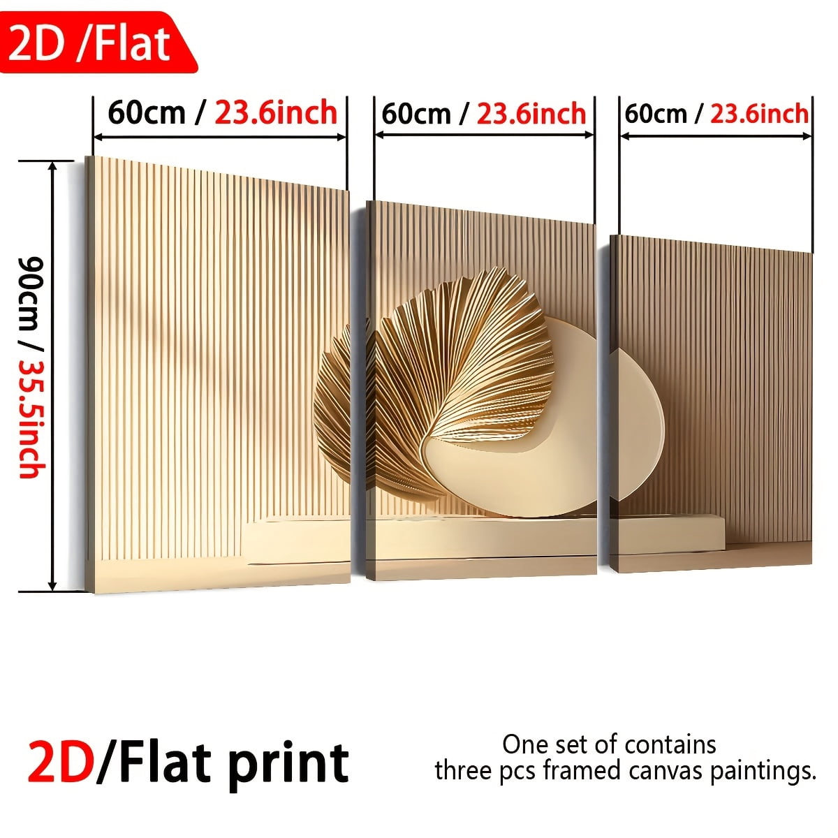 2D Flat, [2D/Flat Print] Framed Canvas Painting And Poster, Ready to Hanging, Minimalist Style, Modern Fashion, Abstract Art, Large Size Home Decor, Wall Art, Room Decoration, Holiday Gift