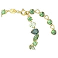 thumbnail image 3 of Brazalete Swarovski Gema con cristales verdes suaves en tono dorado, 3 of 7
